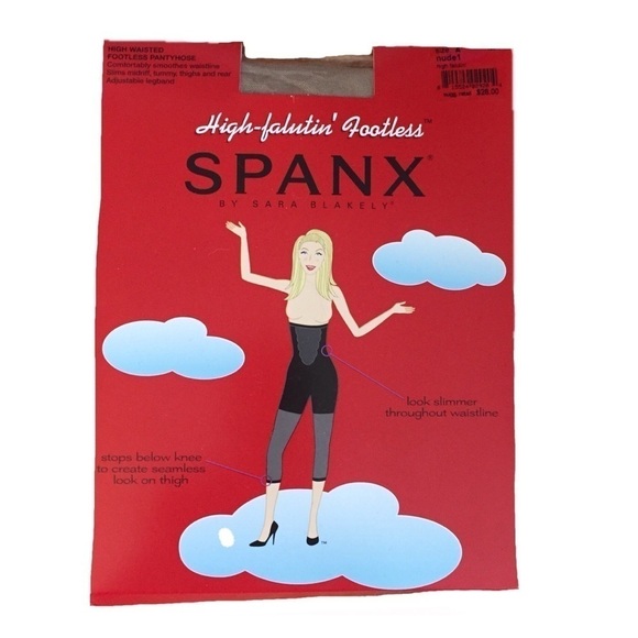 Spanx High-falutin’ Footless Pantyhose NWT - Picture 3 of 4